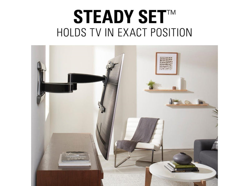 Sanus TV-mount Full Motion Max Vesa 600x400 42-90" Black - Max 56.7 kg - recommended for 90 "