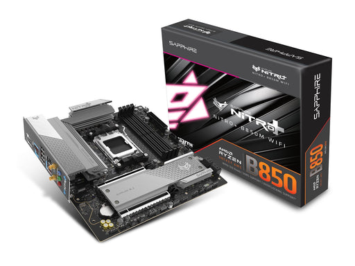 Sapphire NITRO+ B850M WIFI Mainboard - AMD B850 - AMD AM5 - DDR5 RAM - Micro-ATX