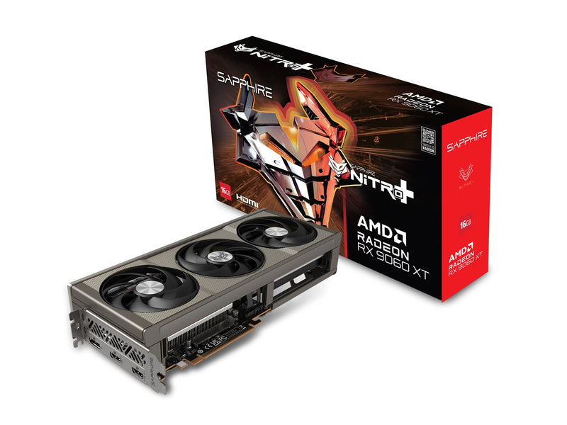 Sapphire Radeon RX 9060 XT NITRO+ - 16GB GDDR6 RAM - Grafikkarte