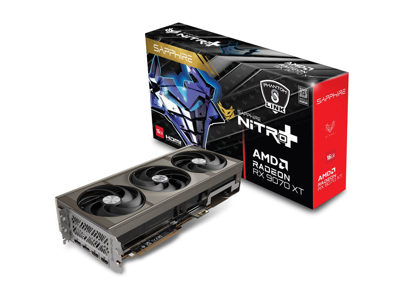 Sapphire Radeon RX 9070 XT PhantomLink - 16GB GDDR6 RAM - Grafikkarte