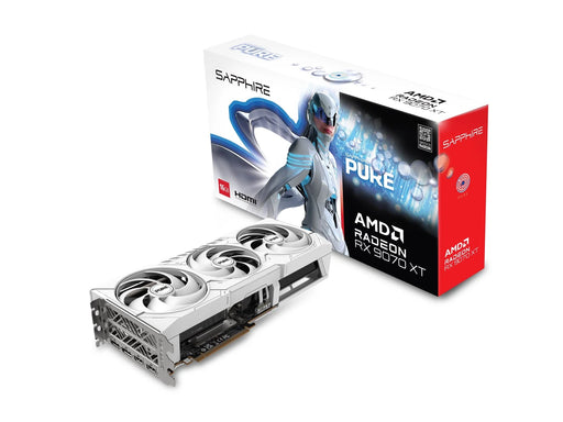 Sapphire Radeon RX 9070 XT Pure OC - 16GB GDDR6 RAM - Grafikkarte