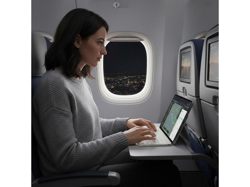 Satechi OntheGo Bluetooth Keyboard with Stand for Flexible Typing - Tastatur - Englisch (US) - Sand