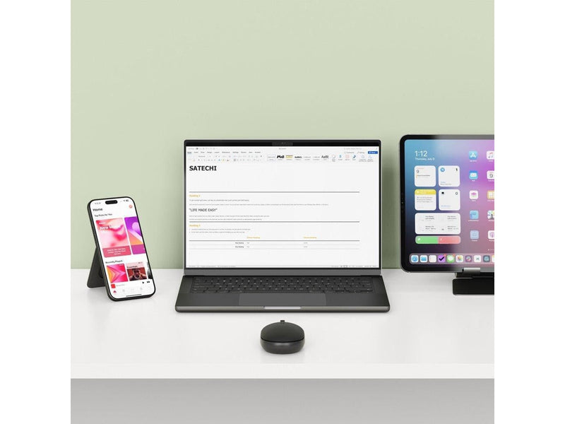 Satechi OntheGo Bluetooth - Maus (Beige)