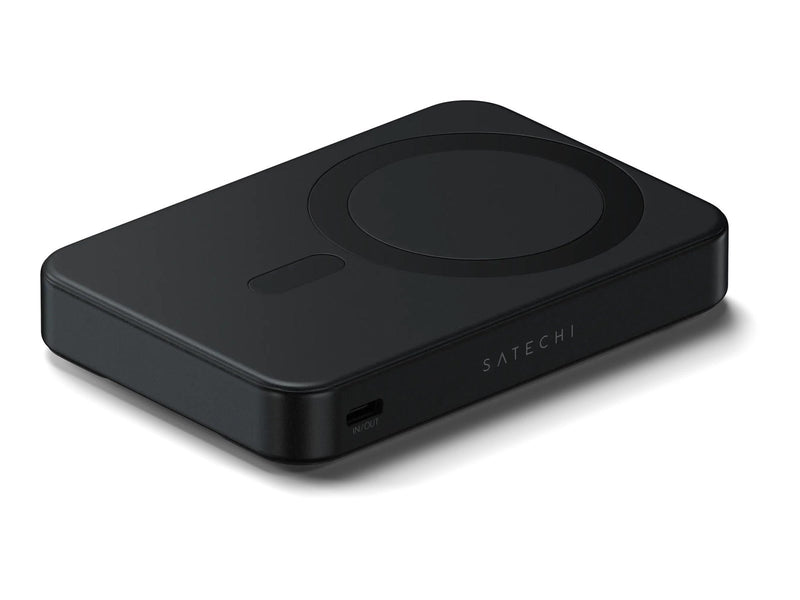 Satechi OntheGo Power Bank Qi2 10K Magnetic Power Bank (Black) - 10000 mAh