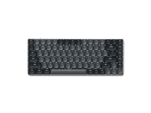 Satechi SM1 Slim Mechanical Backlit Bluetooth - Dark - Tastatur - Englisch (US) - Grau