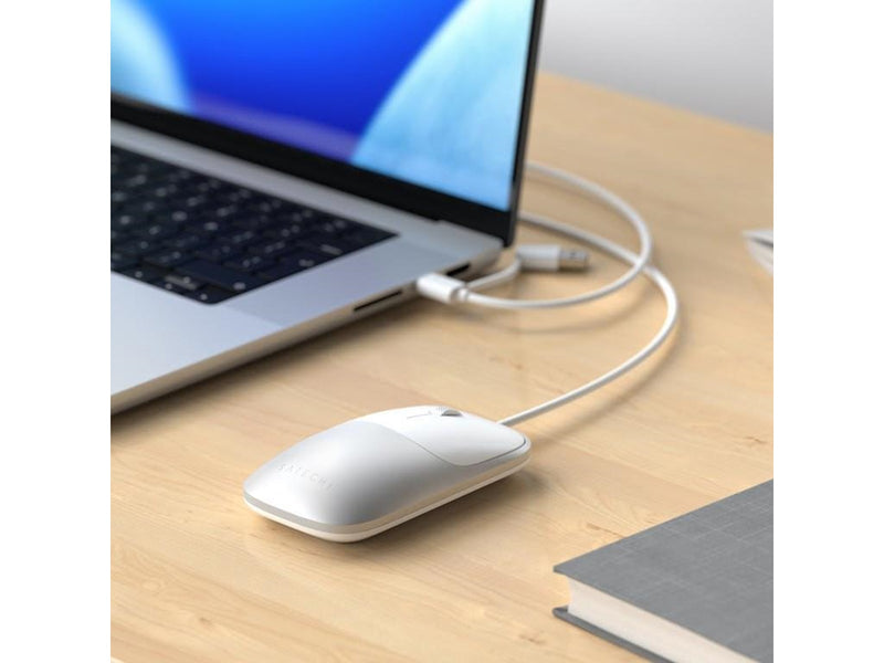 Satechi Slim LX Wired - Maus (Silber)