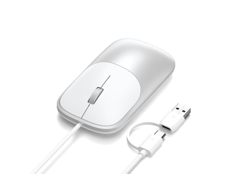 Satechi Slim LX Wired - Maus (Silber)