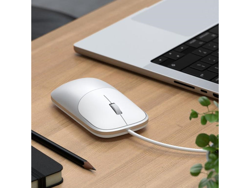 Satechi Slim LX Wired - Maus (Silber)