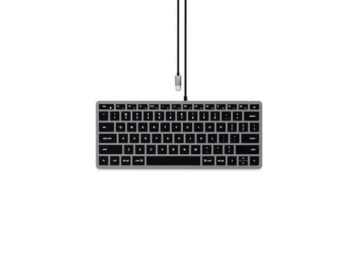 Satechi Slim W1 Backlit (US English Layout) - Tastatur - Englisch (US) - Schwarz