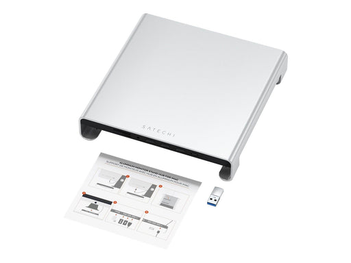 Satechi Type-C Aluminum Monitor Stand Hub for iMac - docking station + monitor stand