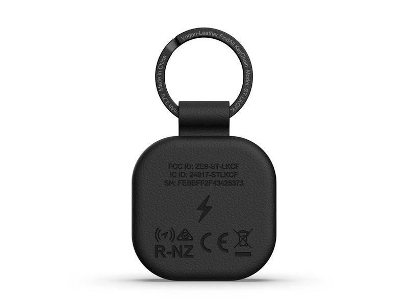 Satechi Vegan-Leather FindAll™ Keychain - Black