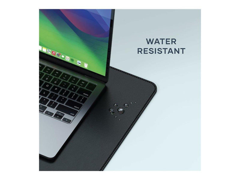 Satechi Vegan-Leather Premium Desk Mat - Black