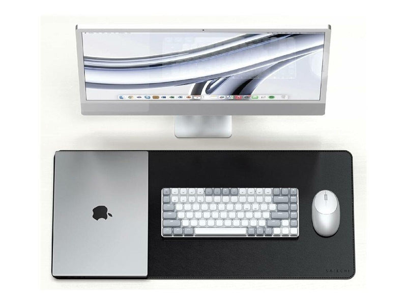 Satechi Vegan-Leather Premium Desk Mat - Black