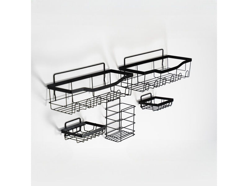 Scandinavian Collection - Bathroom Hanging Set - Black