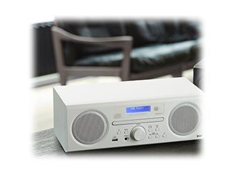 Scansonic DA310 DAB+ m. CD og Bluetooth - HVID