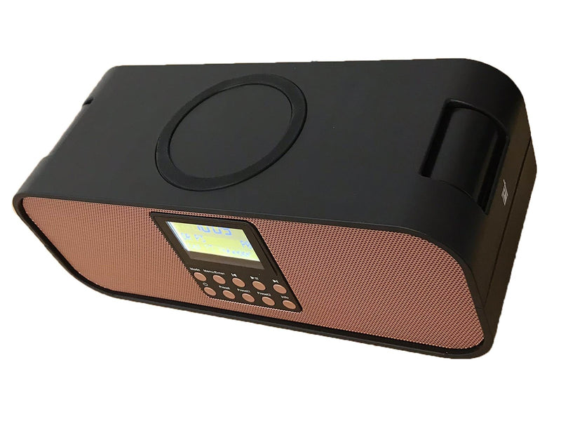 Scansonic PA8001 DAB+ radio with wireless charger - DAB+/FM - schwarz