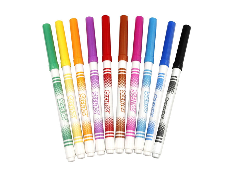 Scentos Fine Line Markers Bold 10 pcs