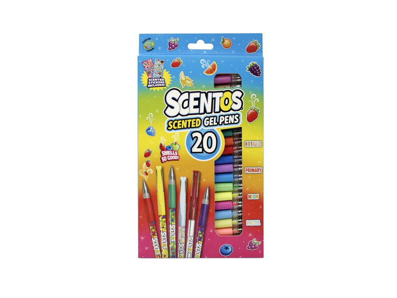 Scentos Gel Pens 20 pcs CDU