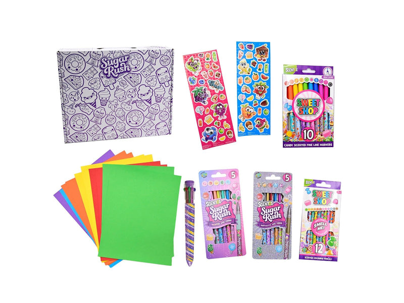Scentos Sugar Rush Mega Colouring Set