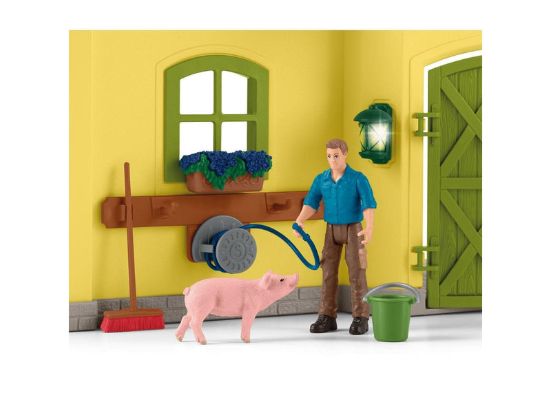Schleich Große Farm mit Tieren und Zubehör