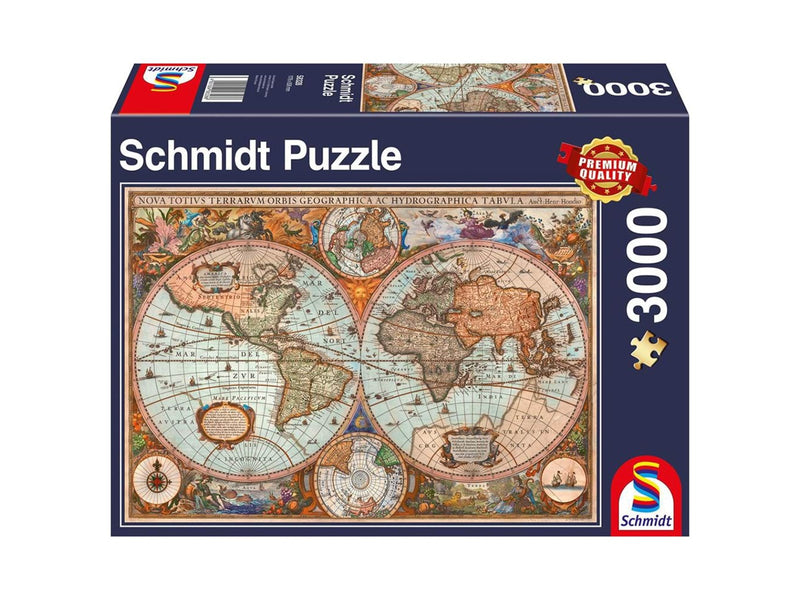 Schmidt Puzzle - Ancient World Map (3000 pieces) 2D Puzzles