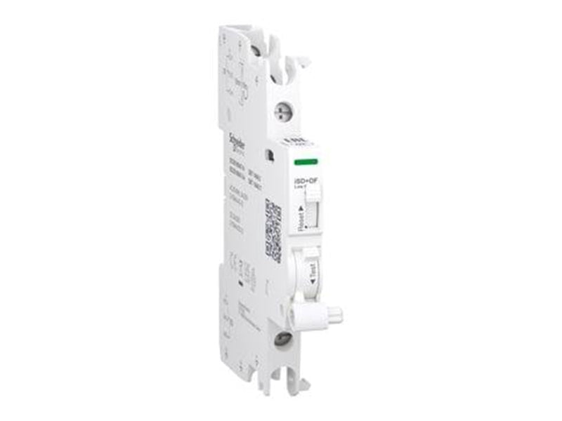 Schneider Electric Acti9 Signal & Alarm contact iOF 1OC 2mA to 100mA for iC60 RCBO iC40 iCV40 screw terminal top & bottom 24...230V AC & 24...220V DC