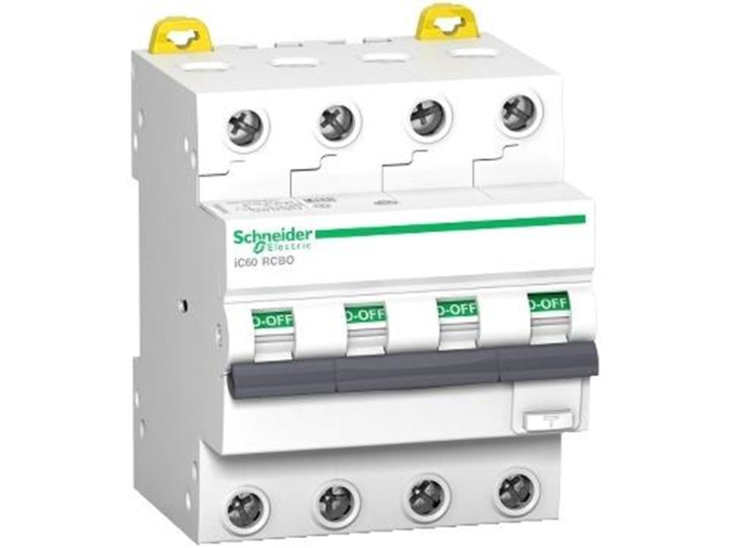 Schneider Electric Acti9 ic60 rcbo 4p 25a 30ma c 6ka a