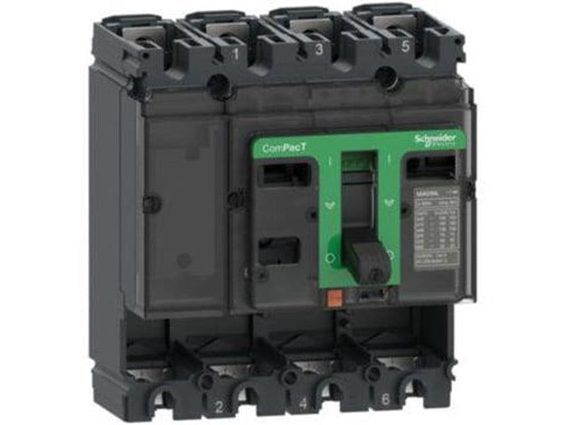 Schneider Electric Circuit breaker without current relay ComPacT NSX160F 36 kA at 415 VAC 50/60 Hz 160 A 4 poles