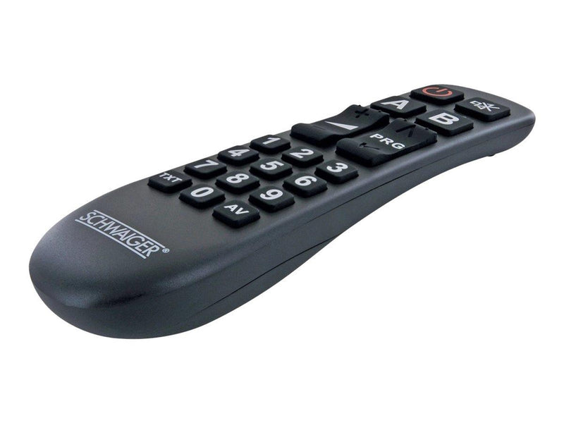 Schwaiger 2 in 1 universal remote control - black