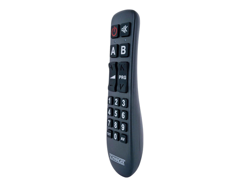 Schwaiger 2 in 1 universal remote control - black