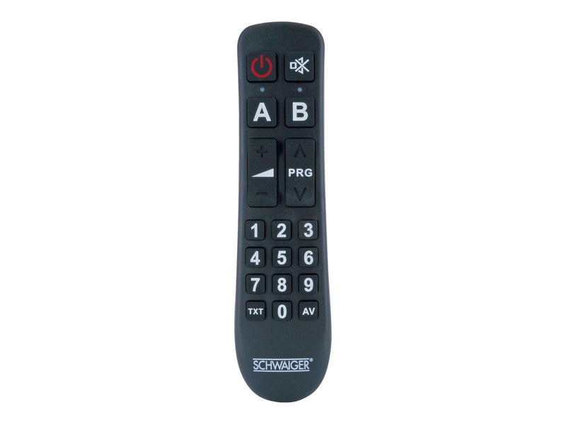 Schwaiger 2 in 1 universal remote control - black