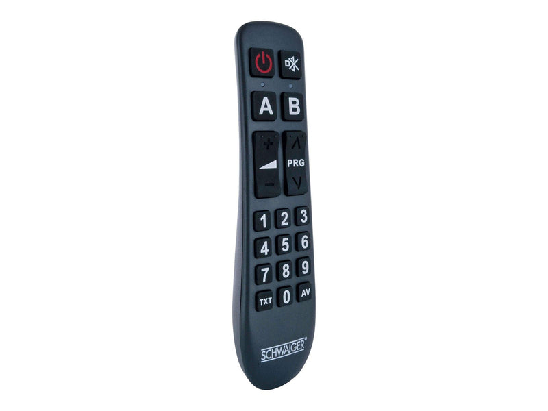 Schwaiger 2 in 1 universal remote control - black