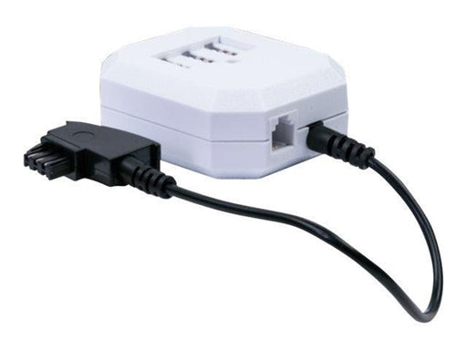 Schwaiger phone adaptor - 20 cm - white - Weiß - 0.2m