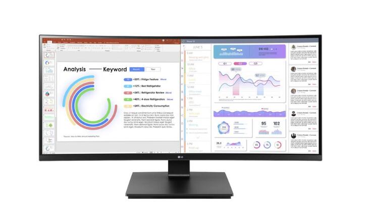 LG 34BA75QE-B Monitor 86,7 cm (34 Zoll)