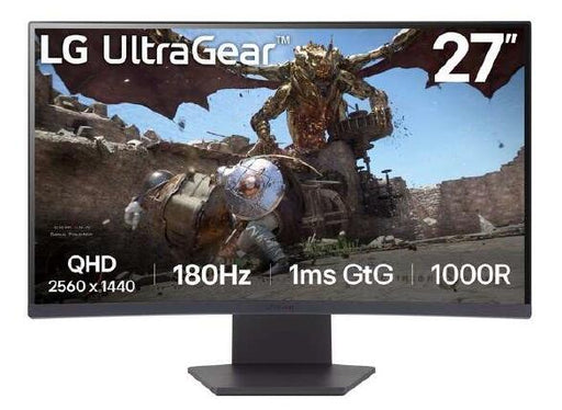LG 27GS60QX-B. TFT Curved Monitor 68,4cm (27 Zoll), Schwarz