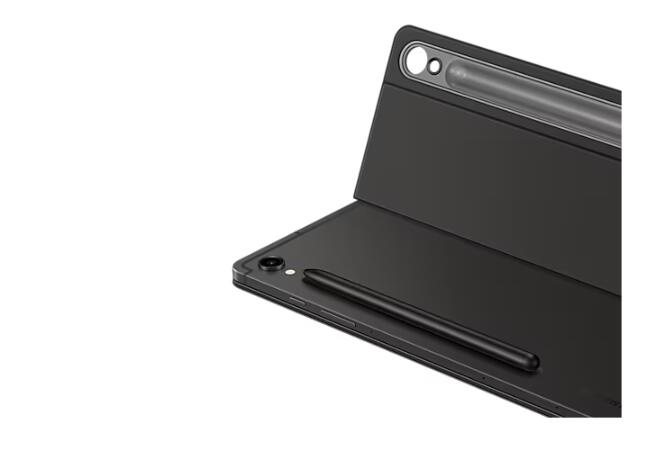 Samsung Book Cover Keyboard Slim EF-DX720 für das Galaxy Tab S9, S9 FE (Black)