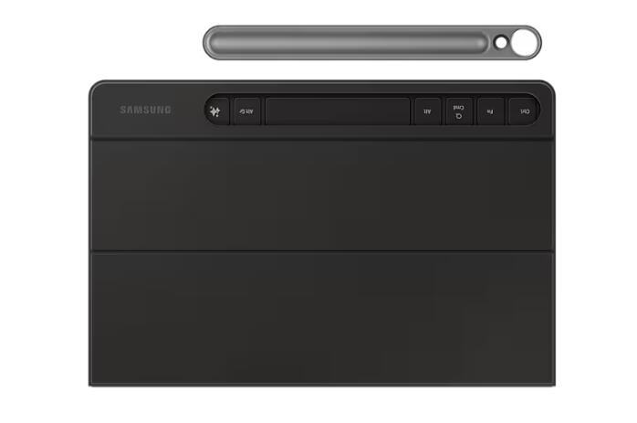 Samsung Book Cover Keyboard Slim EF-DX720 für das Galaxy Tab S9, S9 FE (Black)