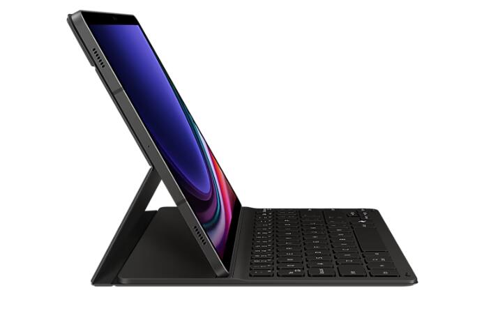 Samsung Book Cover Keyboard Slim EF-DX720 für das Galaxy Tab S9, S9 FE (Black)