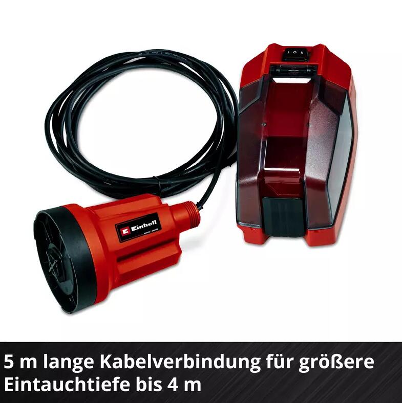Einhell Akku-Klarwasserpumpe GE-SP 18 LL Li (1x4,0Ah)