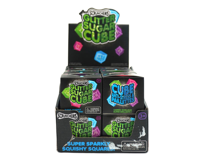 Scrunchems Glitter Sugar Cube asst.
