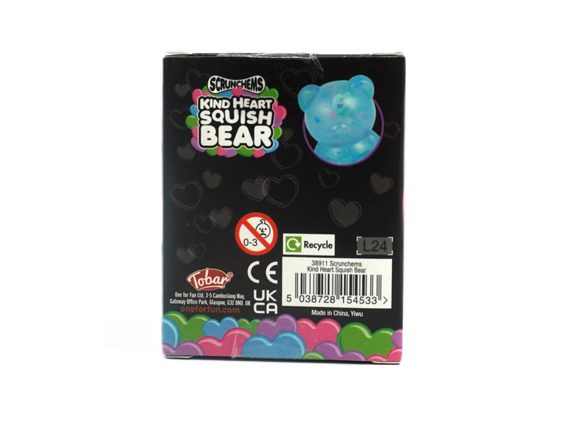 Scrunchems Kind Heart Squish Bear asst.