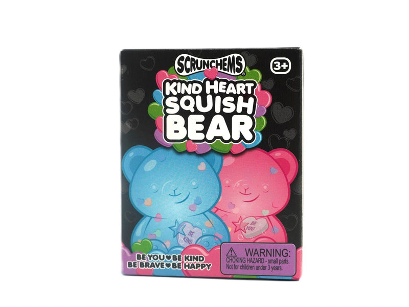 Scrunchems Kind Heart Squish Bear asst.