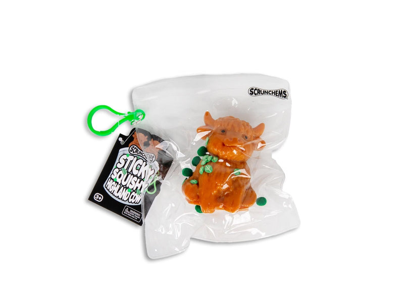 Scrunchems Sticky Squishy Highland Cow