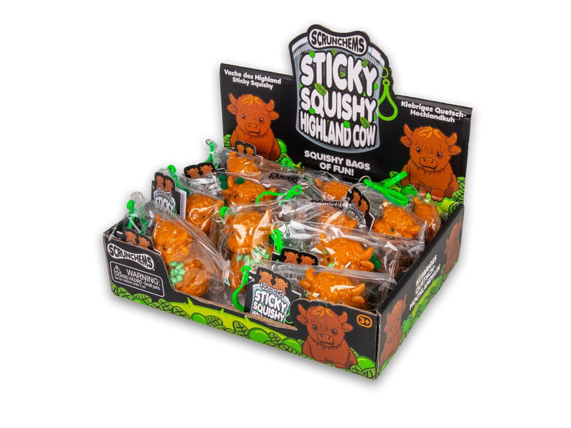 Scrunchems Sticky Squishy Highland Cow