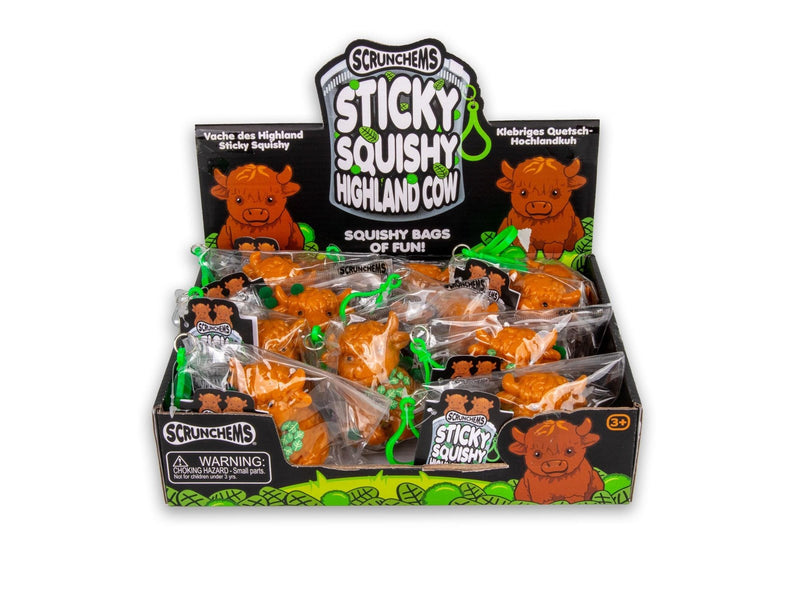 Scrunchems Sticky Squishy Highland Cow