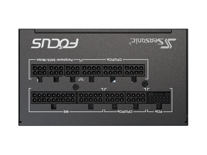Seasonic FOCUS GX-1000 Netzteile - 1000 Watt - 135 mm - ATX 3.1 - 80 Plus Gold zertifiziert