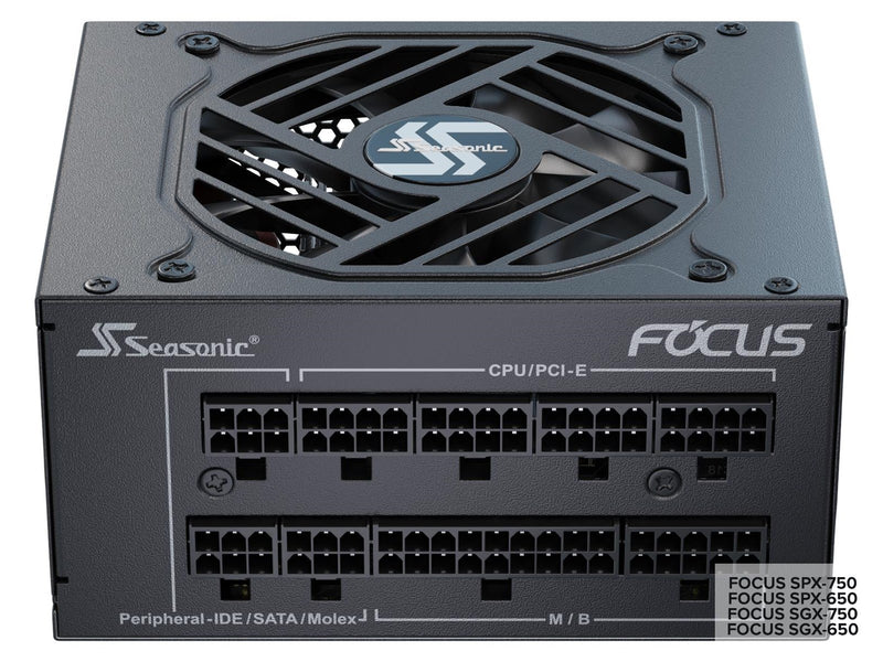 Seasonic Focus SGX 750 Netzteile - 750 Watt - 120 mm - ATX - 80 Plus Gold zertifiziert