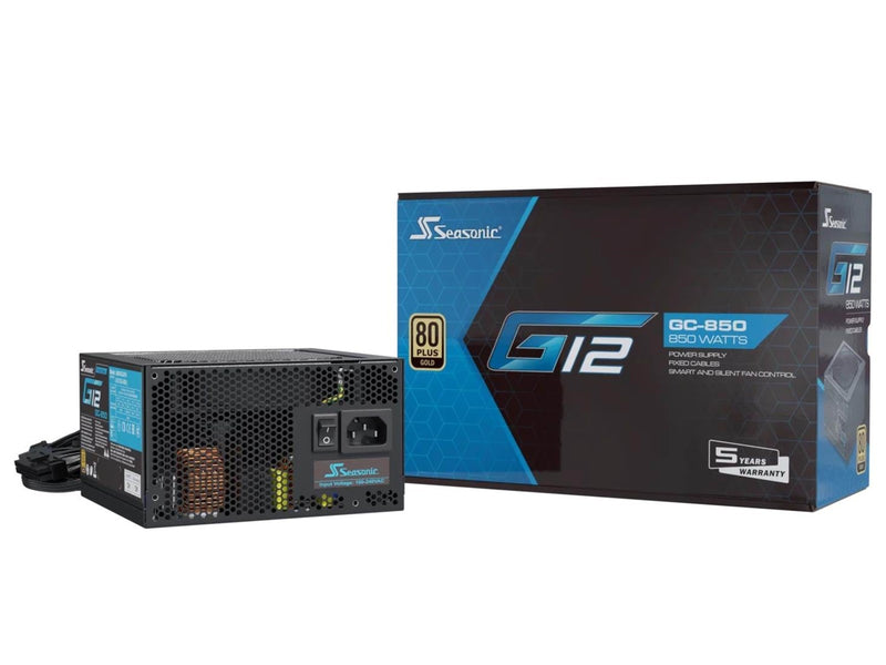 Seasonic G12 GC 850 Netzteile - 850 Watt - 120 mm - ATX 2.3 - 80 Plus Gold zertifiziert