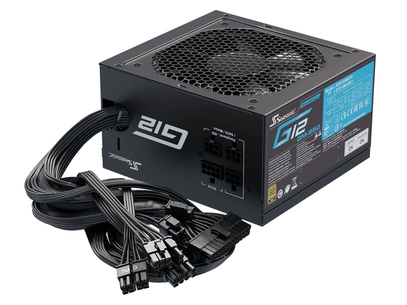 Seasonic G12 GM 850 Netzteile - 850 Watt - 120 mm - ATX - 80 Plus Gold zertifiziert