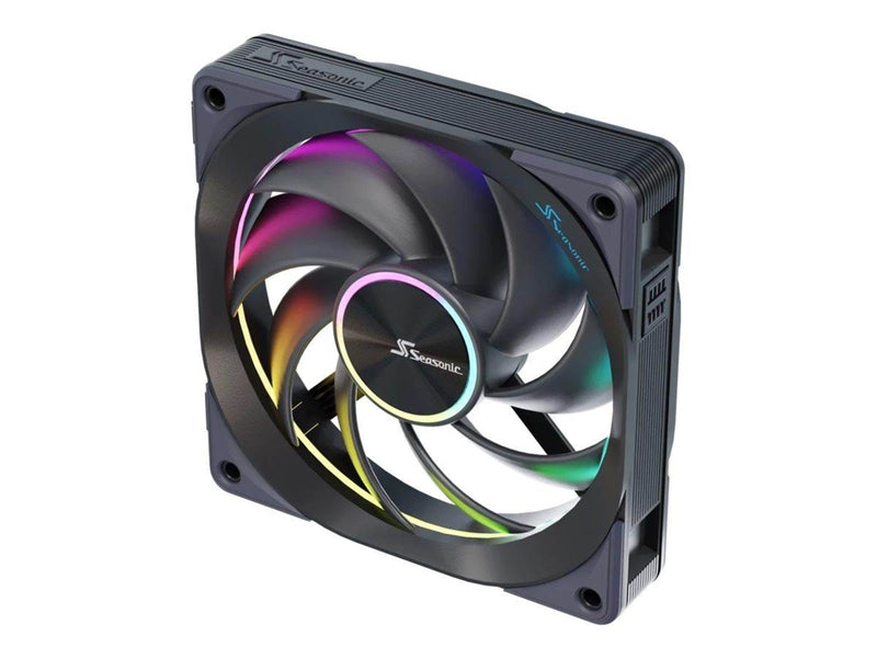Seasonic MagFlow ARGB 1-fan kit - Gehäuselüfter - 120mm - Schwarz